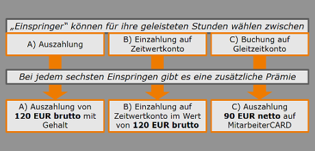 Infografik Umsetzung möglicher Modelle Infografik
